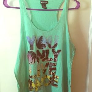 YOLO tank top